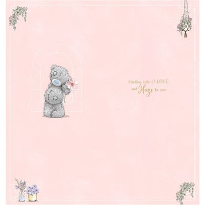 For Lovely Godmother Bear Hanging Plants Design Mother's Day Card