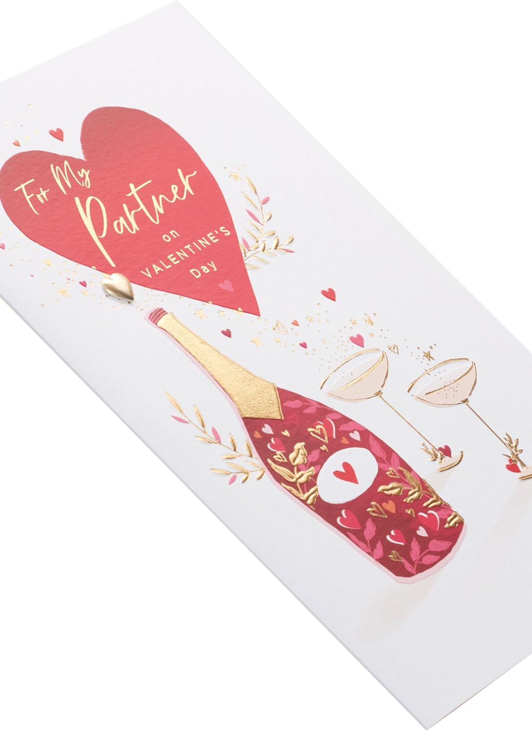 Champagne Design Partner Valentine's Day Card