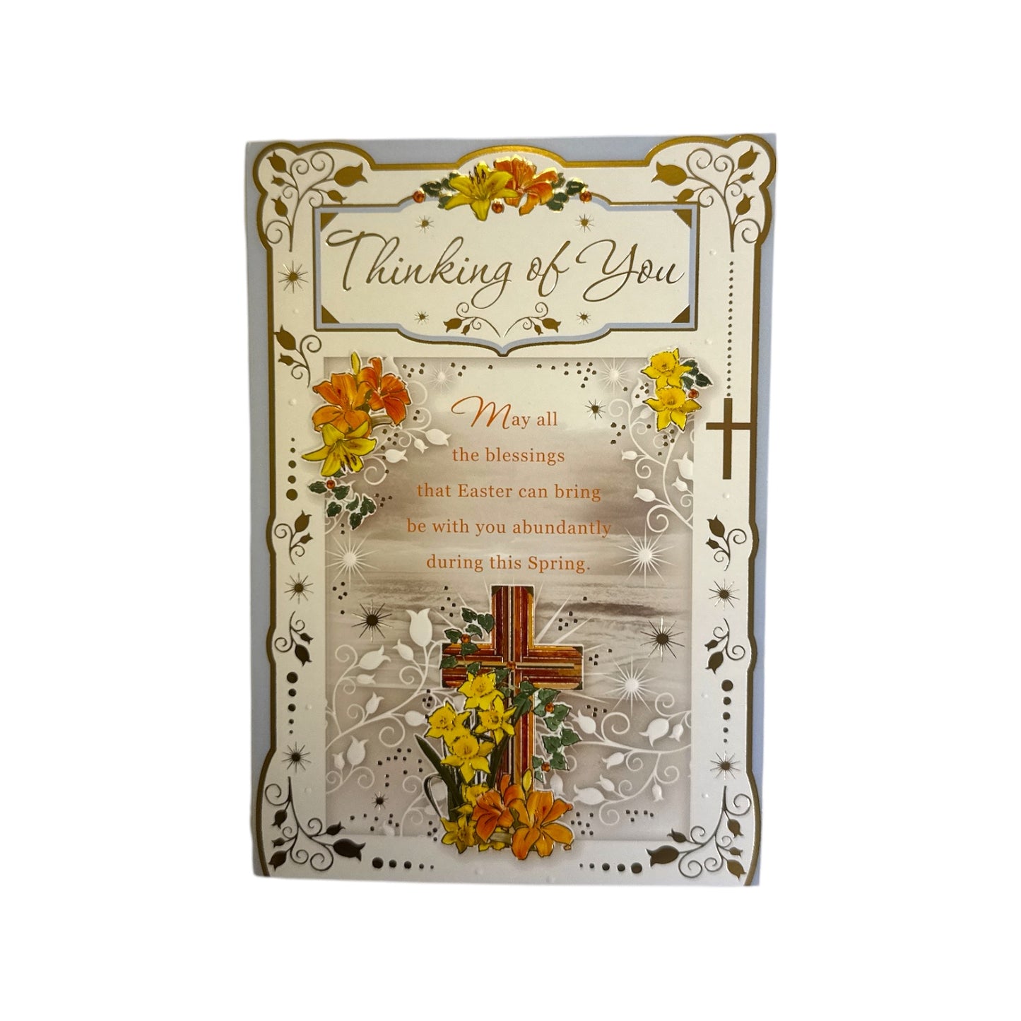 Thinking of You Traditional Religious Easter Card