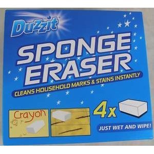 Duzzit Sponge Eraser 4 Pack