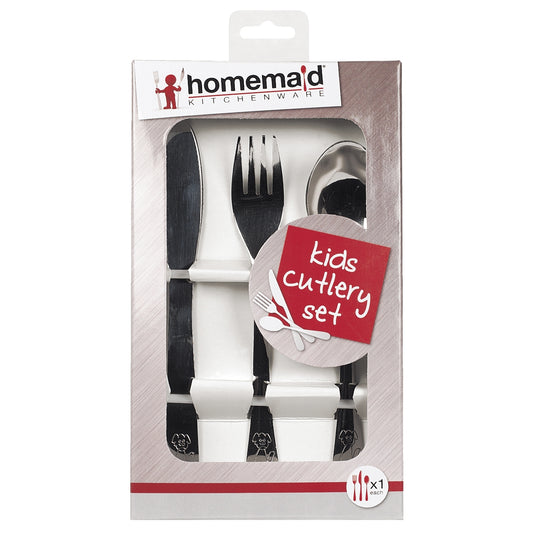 Pack of 3 Pieces Kids Cutlery Set