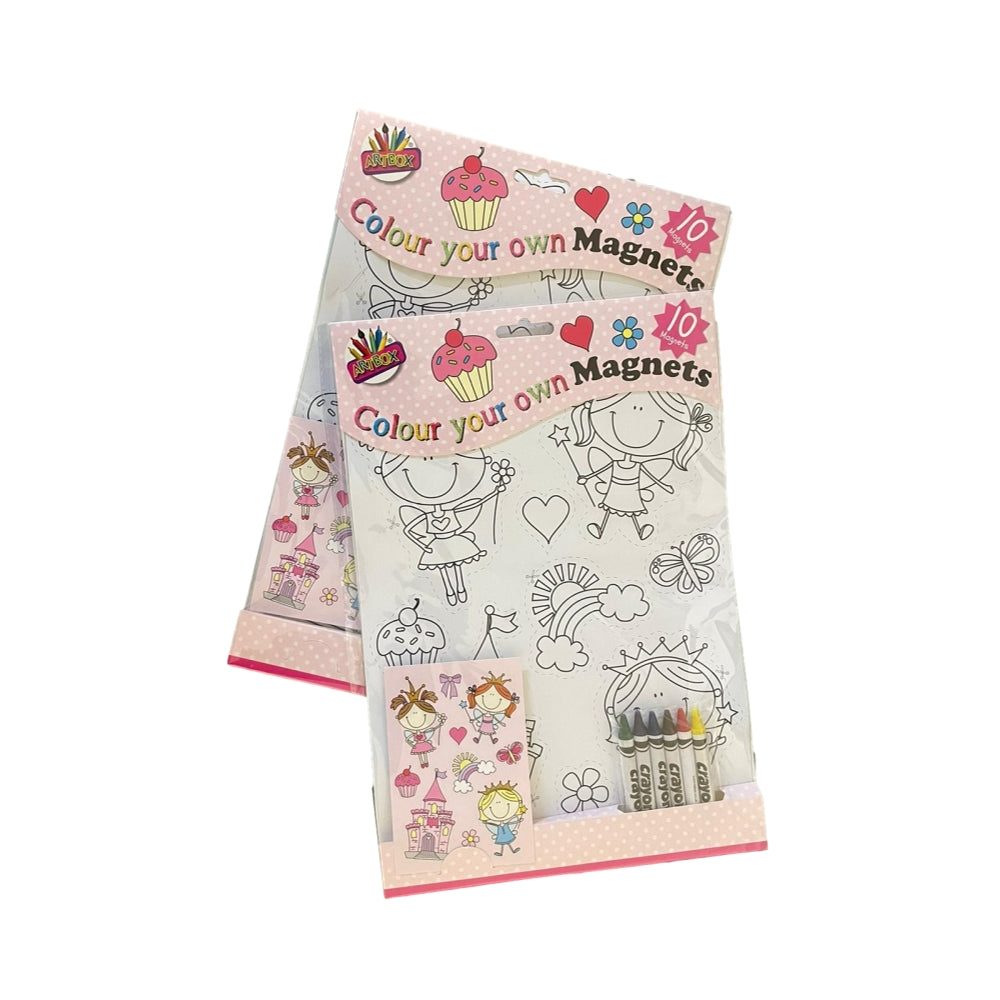 Colour Your Own Magnets with 6 Crayons