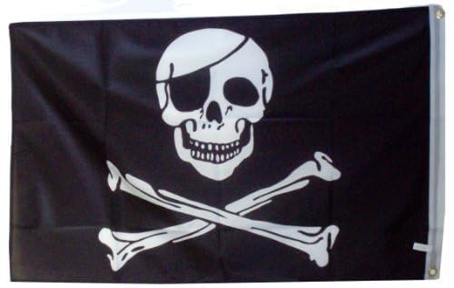 Jolly Roger Flag 5ft X 3ft