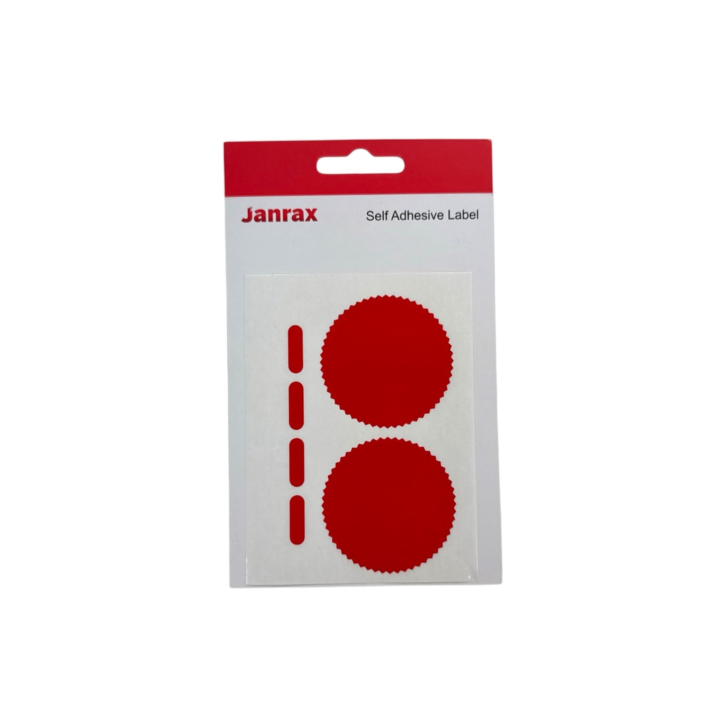 Pack of 36 Red Company Seal Labels 50mm