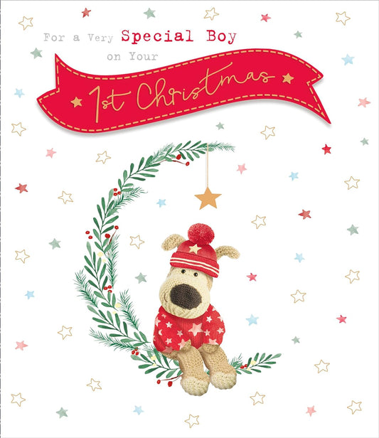 Boofle Very Special Boy On Your 1st Christmas Card