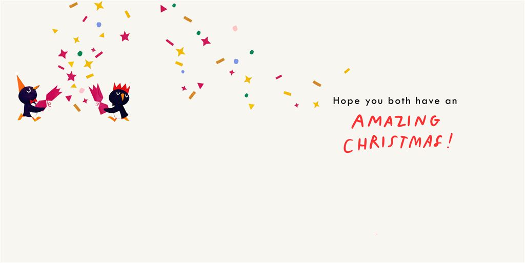 Fantastic Sister and Brilliant Boyfriend Christmas Card