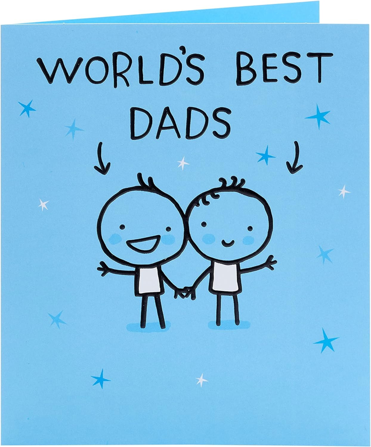 Blue Design Father's Day Card Dad