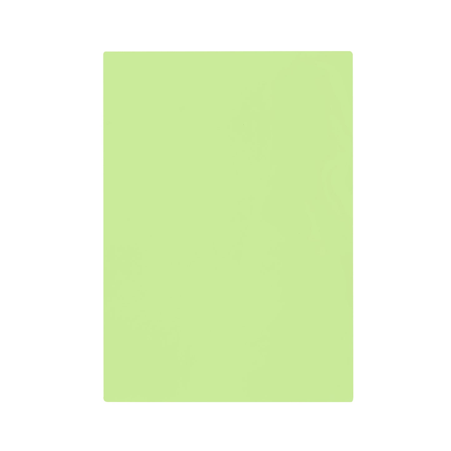 Pack of 8 A5 Plain Light Green Dyslexia Overlay Reading Sheets – PET Material, Rounded Corners