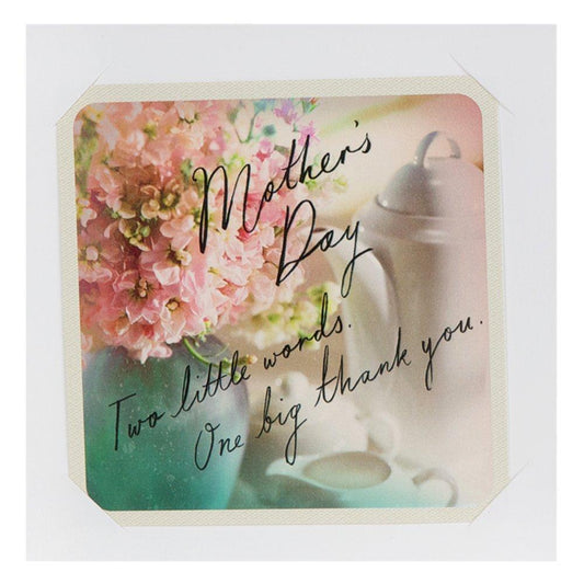 'Contemporary Keepsake' Medium Square Mother's Day Card