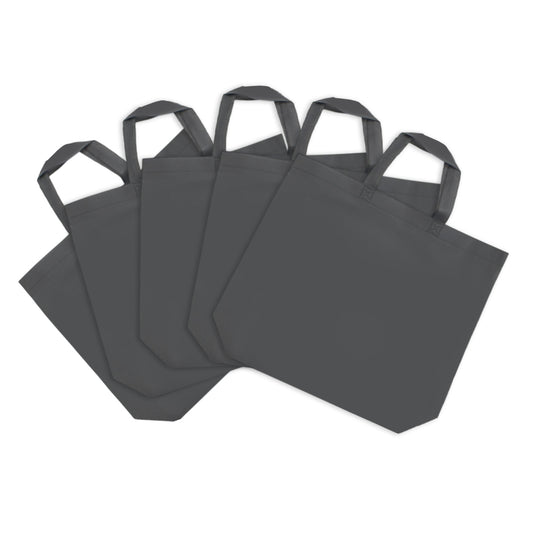 Pack of 100 Grey Coloured 35x25x10cm Non-Woven Bags with Handle