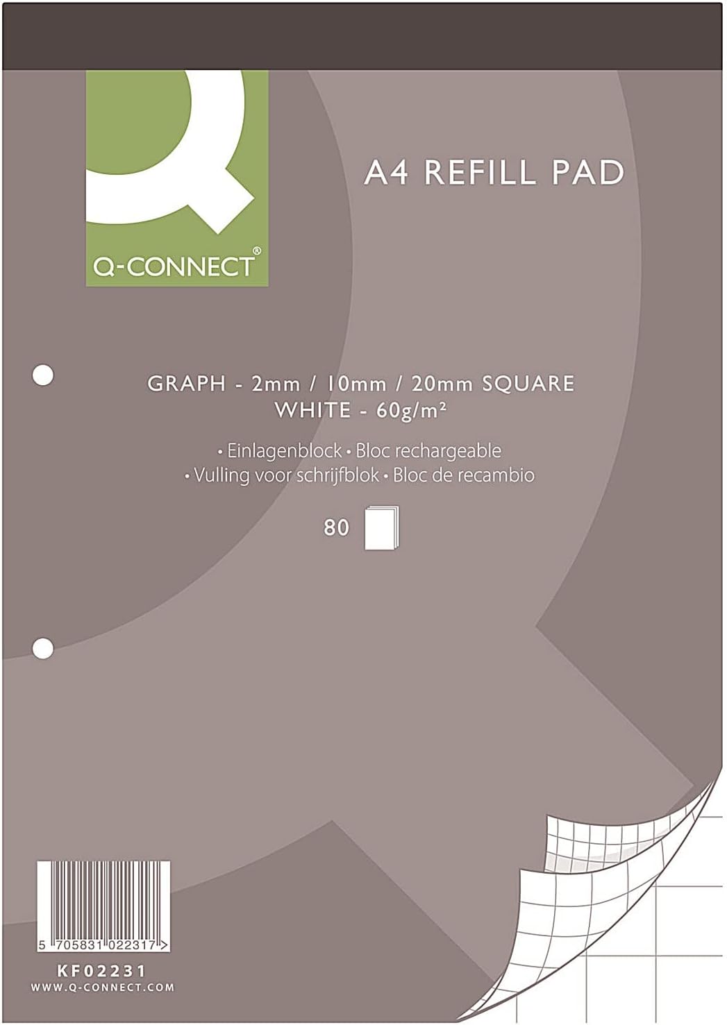 A4 Graph Refill Pad 80 Sheet (Pack of 10)– Shop Inc
