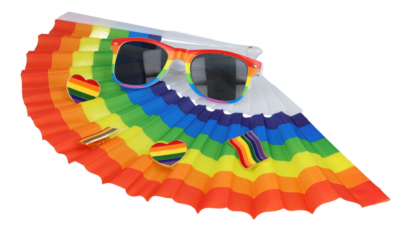 Rainbow Pride Flag Metal Pin Badge