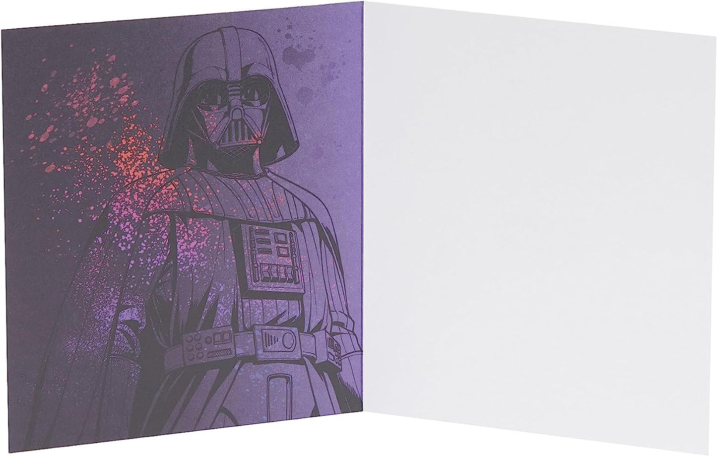 Star Wars Striking Design, With Darth-Vader Blank Greetings Card
