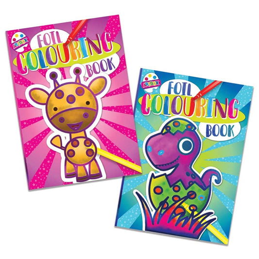 Single Foil Colouring Book