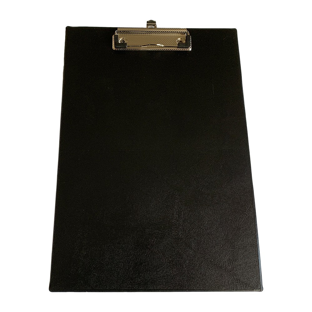 Pack of 10 Janrax A4 Black PVC Single Clipboards