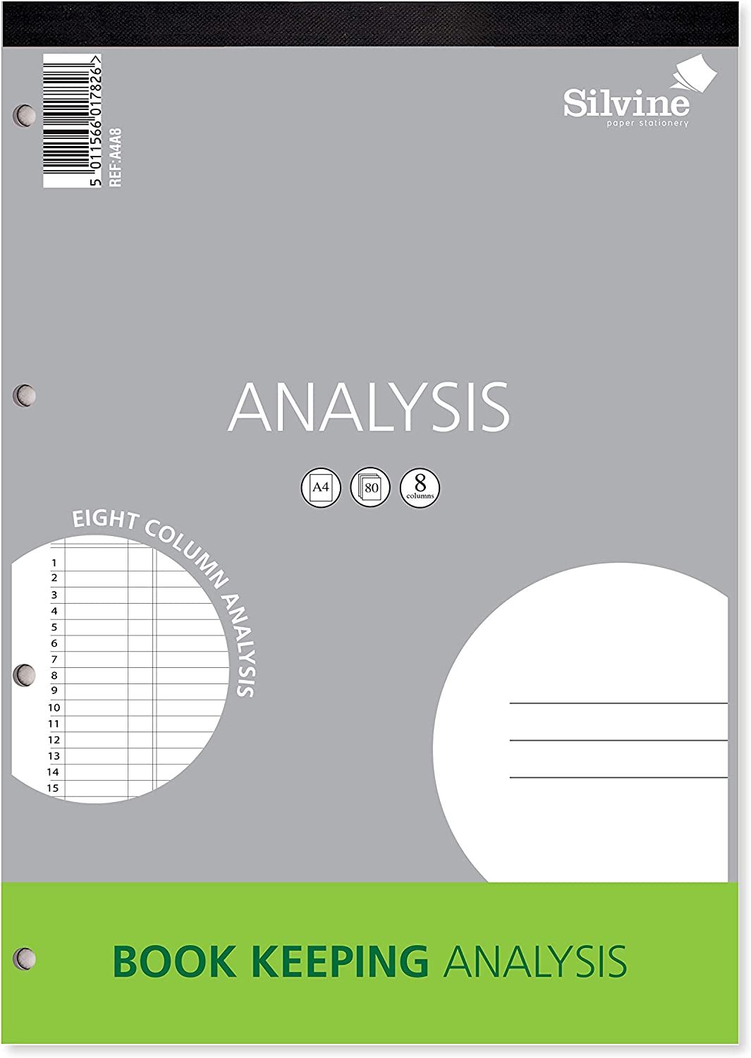 Column Page. Check Book Math 80 Pages Printed A4 8 Columns Analysis Book– Shop Inc