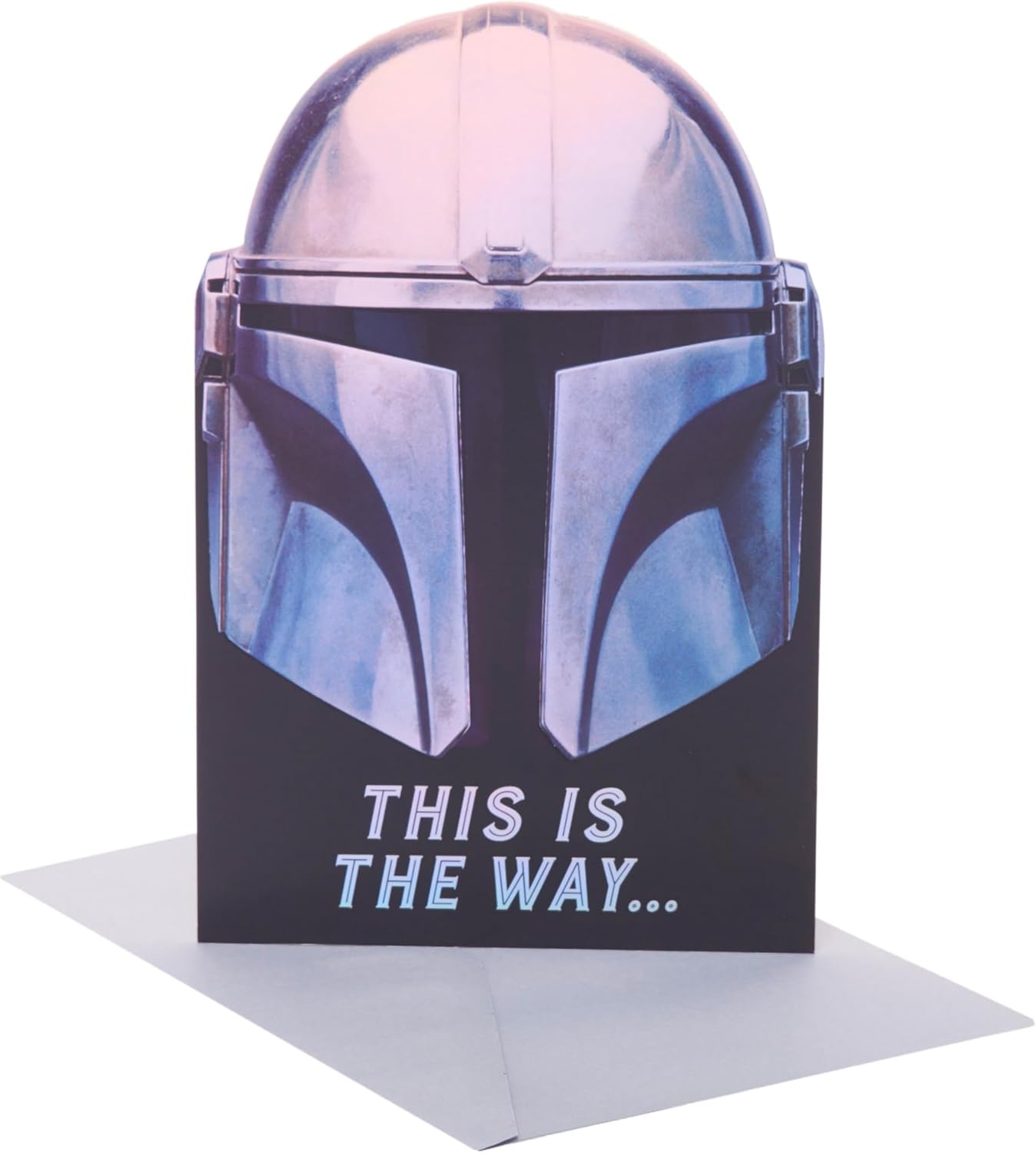 Disney The Mandalorian Foil Design Birthday Card