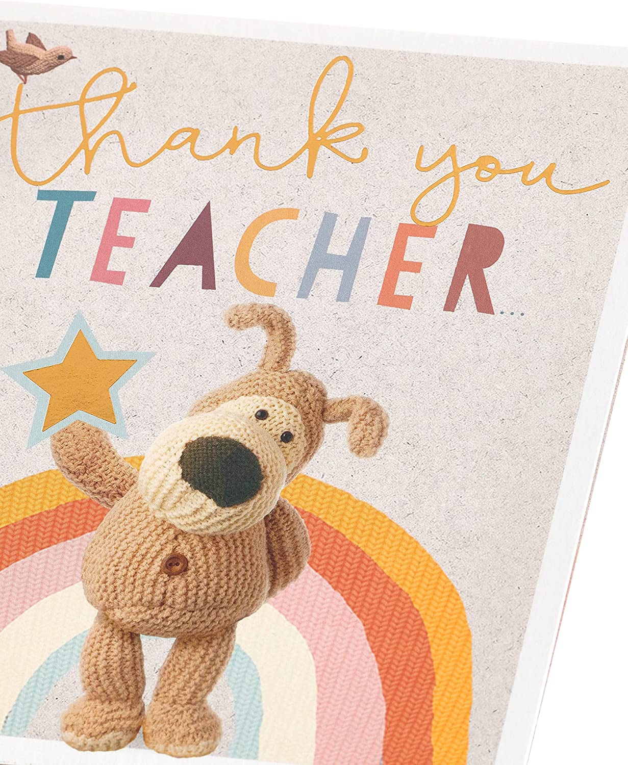 Boofle Cute Design Thank You Teacher Card 