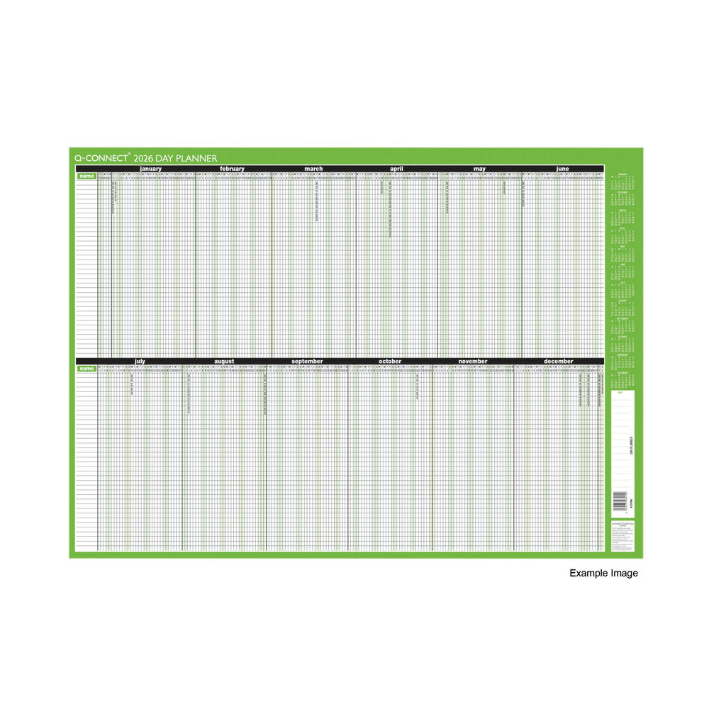 2026 Mounted Day Planner 855 x 610mm
