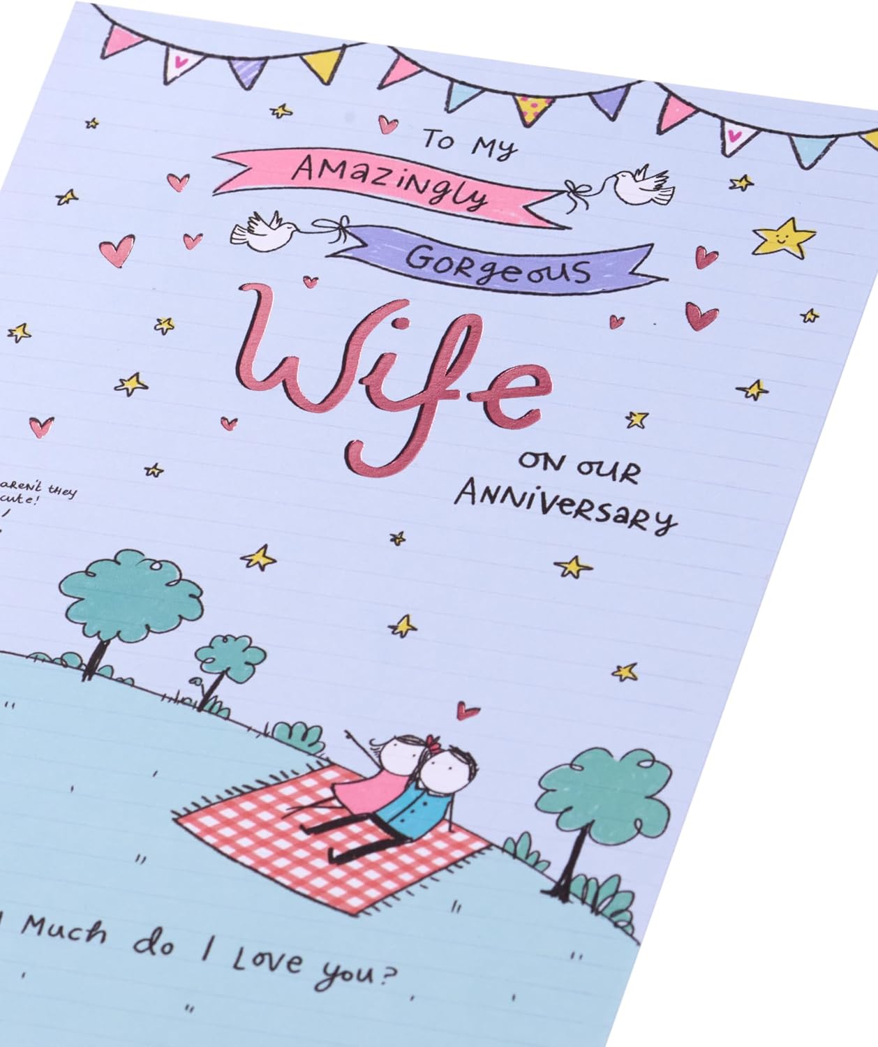 Gorgeous Design Wife Anniversary Card