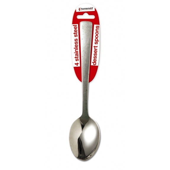 4 Piece Basic Stainless Steel Spoon Set