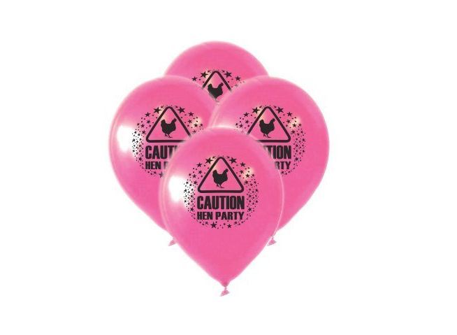 Pack of 15 Hen Party Balloons 23cm with Print