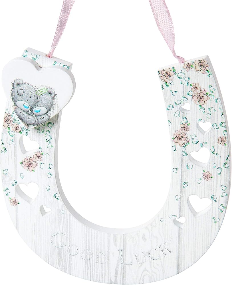 Me To You Tatty Teddy Good Luck Wedding Horseshoe Gift 10cm