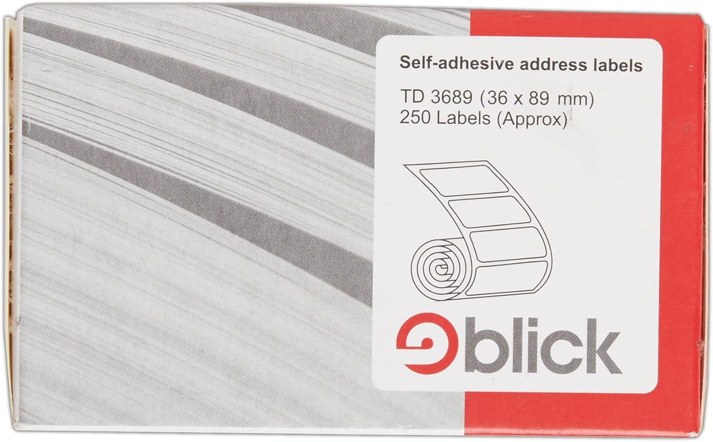 Pack of 250 Blick Address Label Roll 36x89mm