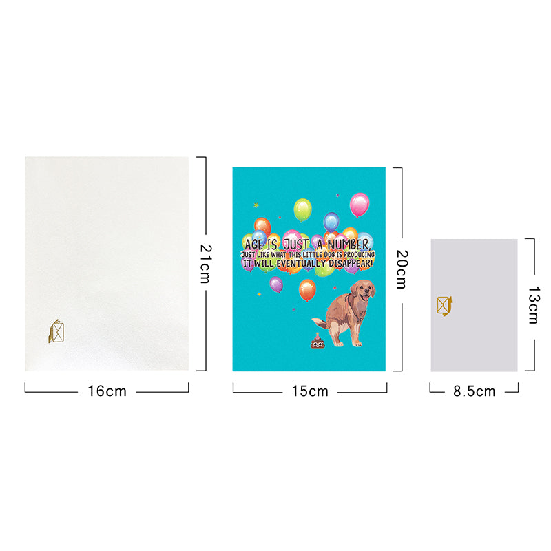 Paws & Punchlines Funny Pop Up Birthday Card
