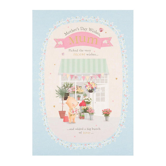 For Mum 'Bunch Of Love' Cute Diamante Mother's Day Card