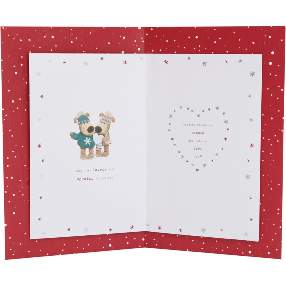 Boofles Sitting On Couch Special Couple Christmas card