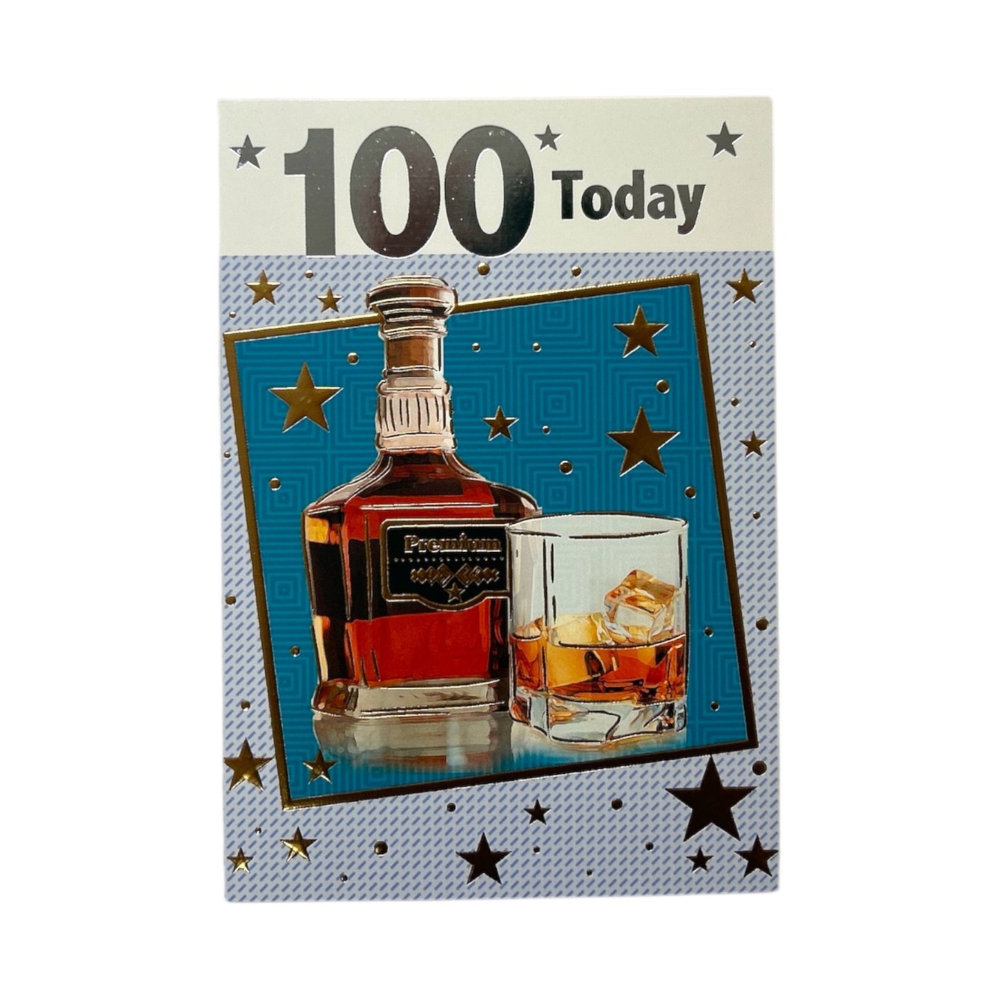 Celebrating a Century in Style Age 100 Male Traditional Design Card