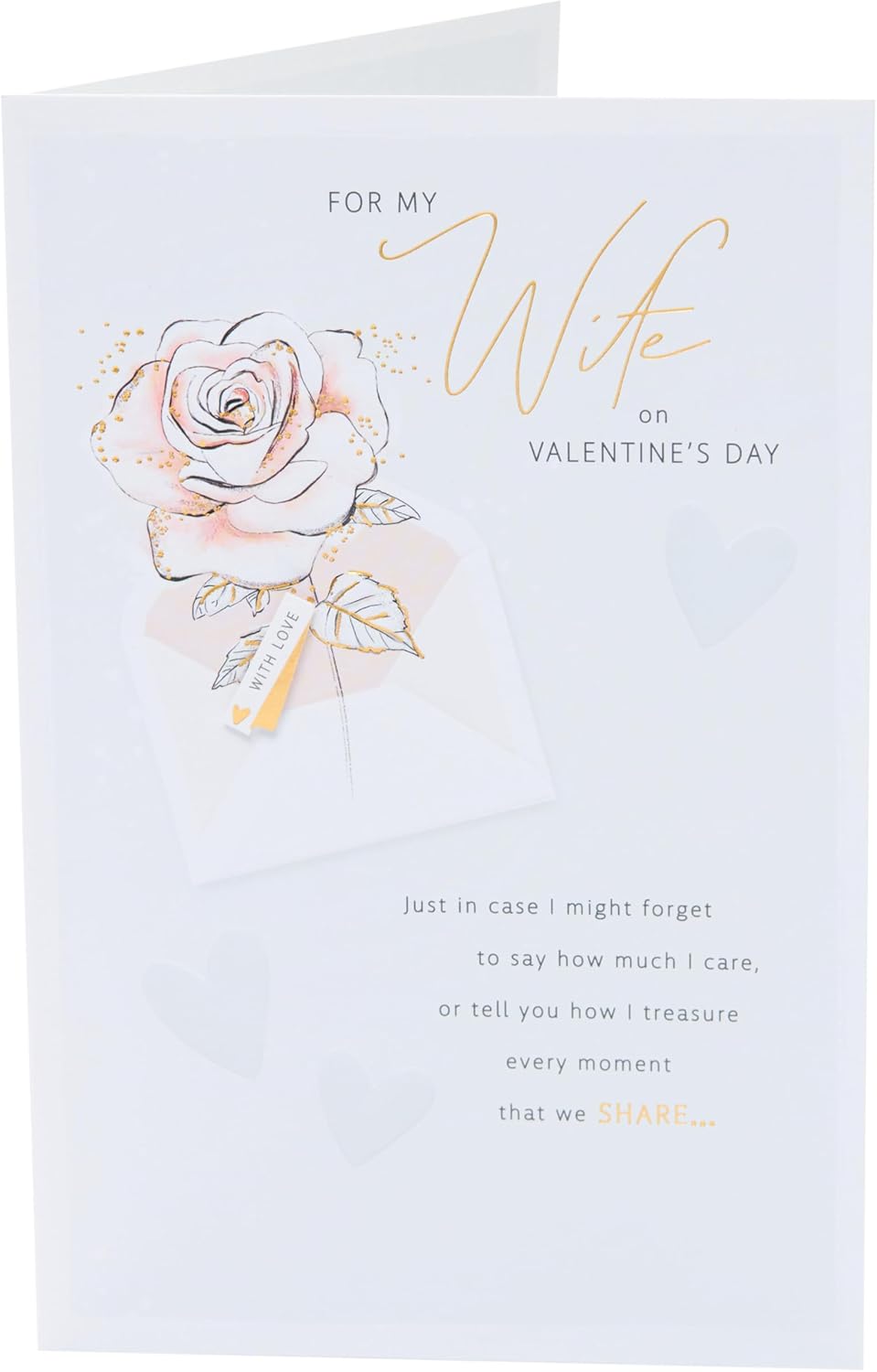 Poem Design Wife Valentine's Day Card