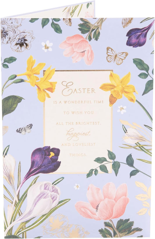 Stunning Floral Design Easter Card