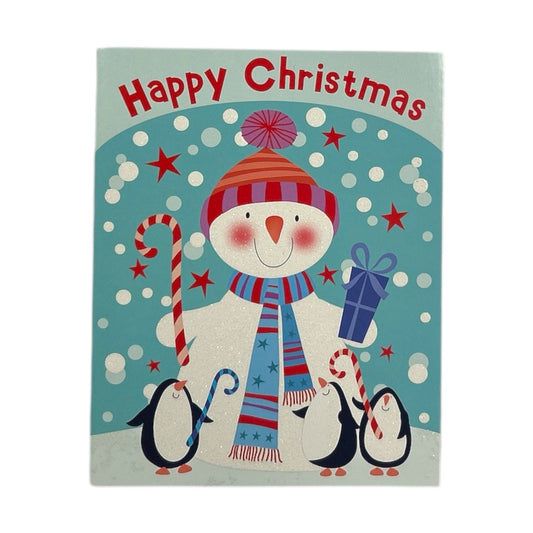 Box of 24 Snowman and Penguins Design Christmas Cards