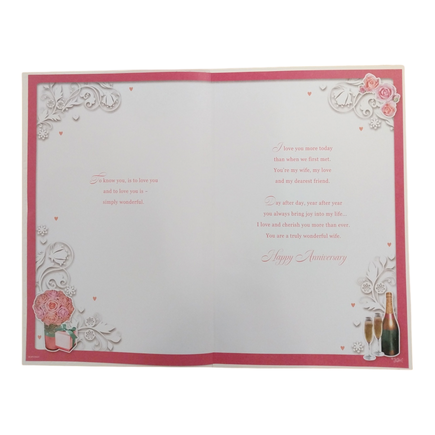 To Wife Celebrating Love and Happiness Pearl Anniversary Opacity Card
