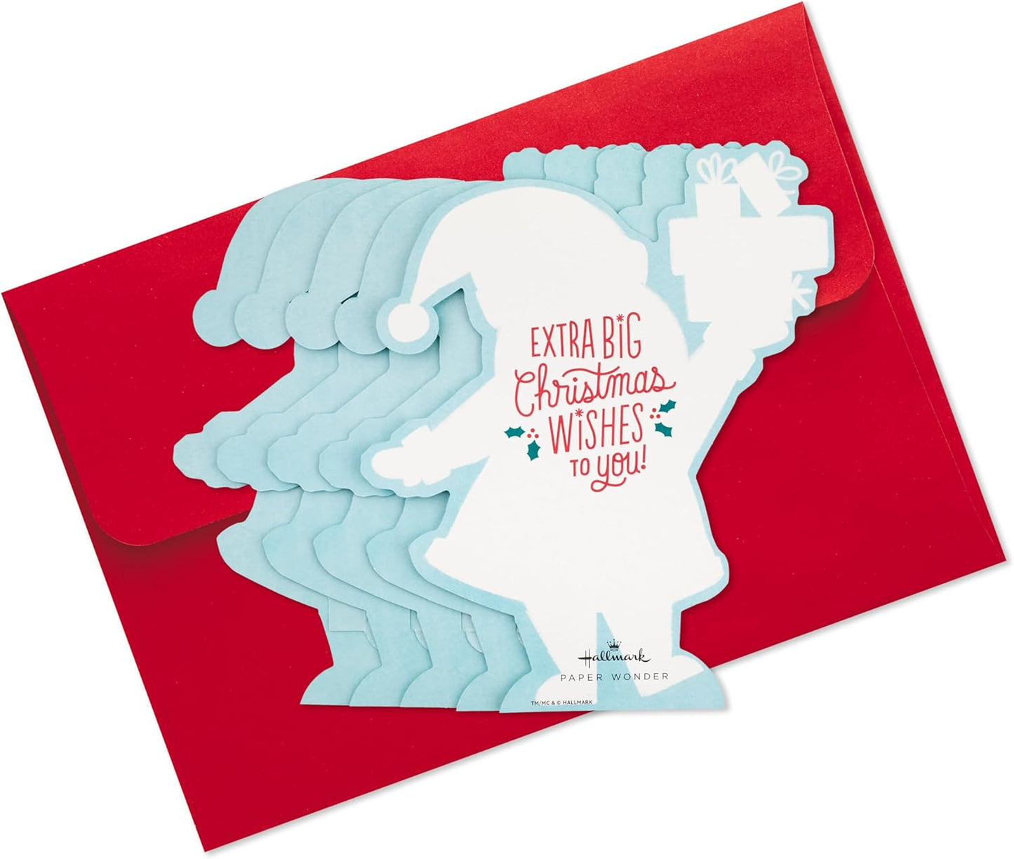 Santa and Presents 3D and Pop Up Christmas Card