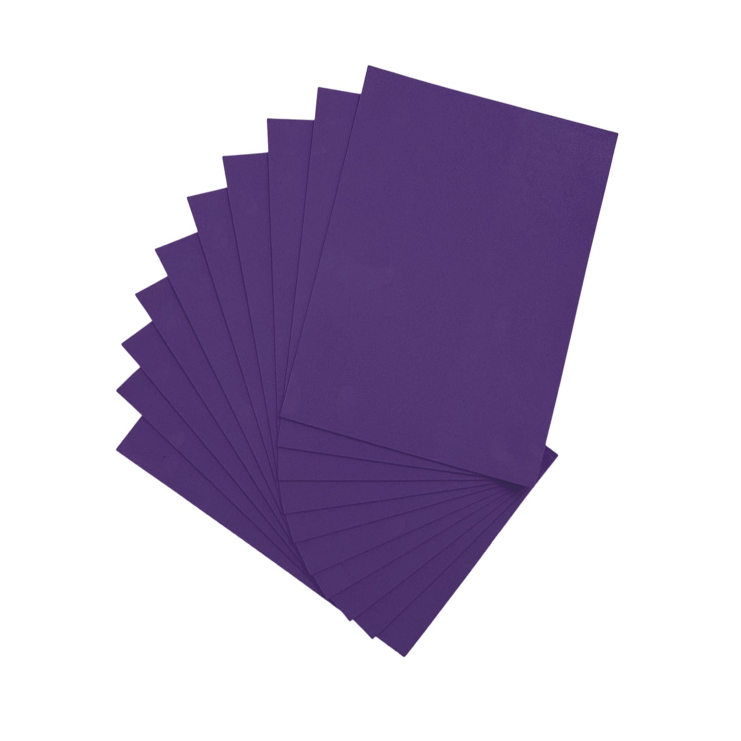 Pack of 50 A5 Purple Coloured EVA Foam Sheets