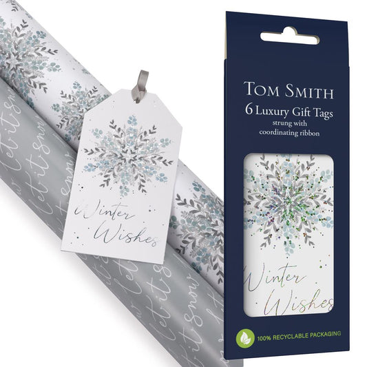 Pack of 30 All Is Calm Luxury Christmas Gift Tags